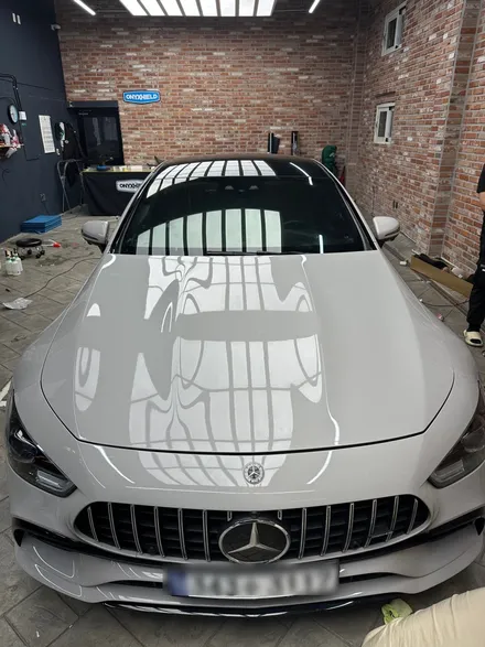 (동탄랩핑)벤츠 AMG GT43 크레용 랩핑, 이 색감 실화? / 경기 화성