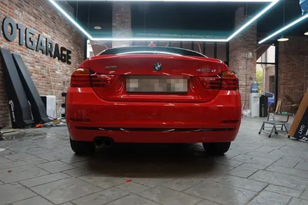 빨강에 정석 BMW 420D 카마인레드 전체랩핑(동탄, 수원) / 경기 화성