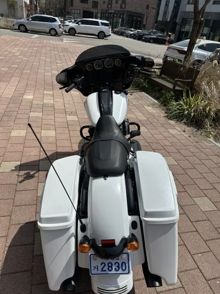 용인 할리데이비슨 스트리트글라이드 신차출고후 바로 랩핑으로 옷입히기 / 경기 화성