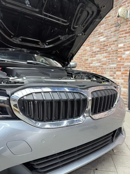 BMW 320i 순정이라고 해도 믿을 스카이스크래퍼 그레이 랩핑(동탄랩핑) / 경기 화성
