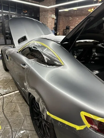 동탄 오산 랩핑 벤츠 AMG GT R 전체 PPF 시공 / 프리미엄 자동차 랩핑 라이트필름 신차 생활보호필름 잘하는곳은 101게라지! / 경기 화성