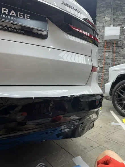 수원 광교랩핑 BMW X7 전체크롬죽이기 후면라이트 무광ppf / 경기 화성