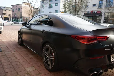 자동차랩핑 동탄 랩핑 벤츠 CLA45AMG 무광랩핑으로 더 빨라보임 / 경기 화성