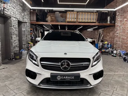 [용인, 오산] 벤츠 GLA 45 AMG 윈도우, 루프랙 크롬 딜리트 시공 / 경기 화성