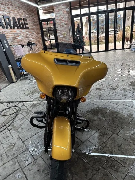 용인 할리데이비슨 스트리트글라이드 신차출고후 바로 랩핑으로 옷입히기 / 경기 화성