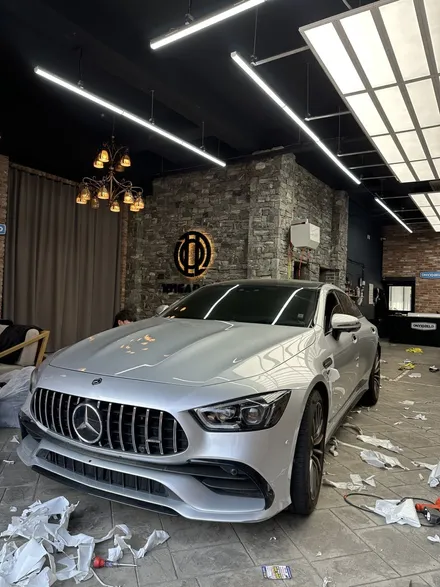 (동탄랩핑)벤츠 AMG GT43 크레용 랩핑, 이 색감 실화? / 경기 화성