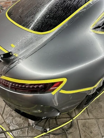 동탄 오산 랩핑 벤츠 AMG GT R 전체 PPF 시공 / 프리미엄 자동차 랩핑 라이트필름 신차 생활보호필름 잘하는곳은 101게라지! / 경기 화성