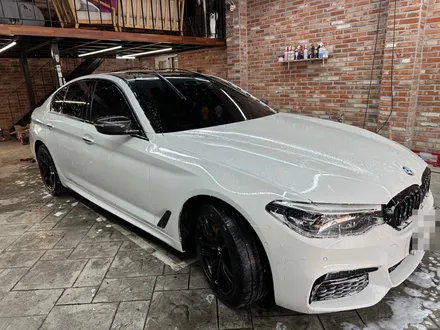 수원랩핑 BMW 5시리즈 원색으로 다시 되돌리기 랩핑제거 작업 / 경기 화성