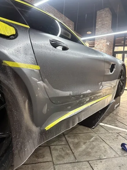 동탄 오산 랩핑 벤츠 AMG GT R 전체 PPF 시공 / 프리미엄 자동차 랩핑 라이트필름 신차 생활보호필름 잘하는곳은 101게라지! / 경기 화성