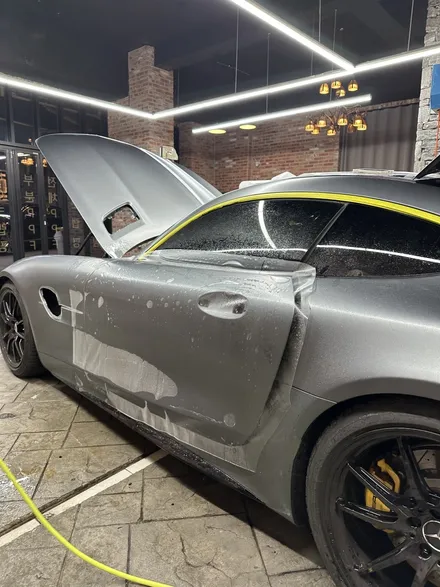 동탄 오산 랩핑 벤츠 AMG GT R 전체 PPF 시공 / 프리미엄 자동차 랩핑 라이트필름 신차 생활보호필름 잘하는곳은 101게라지! / 경기 화성