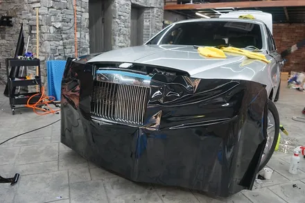 동탄랩핑 듀오톤 롤스로이스 고스트 투톤랩핑 / 경기 화성