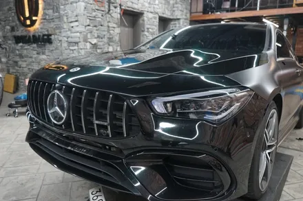 자동차랩핑 동탄 랩핑 벤츠 CLA45AMG 무광랩핑으로 더 빨라보임 / 경기 화성
