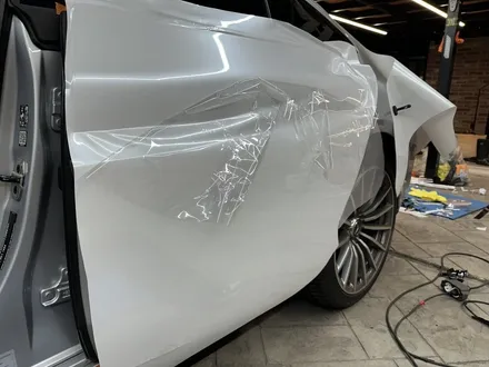 벤츠 AMG GT43 은색에서 고광택필름 화이트로 랩핑하기 용인랩핑 수원랩핑 크롬죽이기와 블랙PPF시공 / 경기 화성