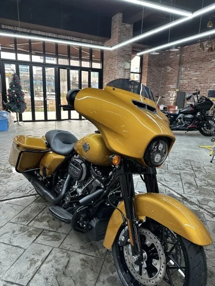 용인 할리데이비슨 스트리트글라이드 신차출고후 바로 랩핑으로 옷입히기 / 경기 화성