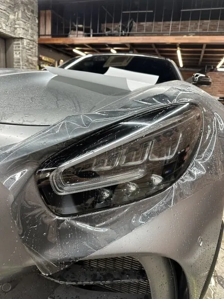 동탄 오산 랩핑 벤츠 AMG GT R 전체 PPF 시공 / 프리미엄 자동차 랩핑 라이트필름 신차 생활보호필름 잘하는곳은 101게라지! / 경기 화성