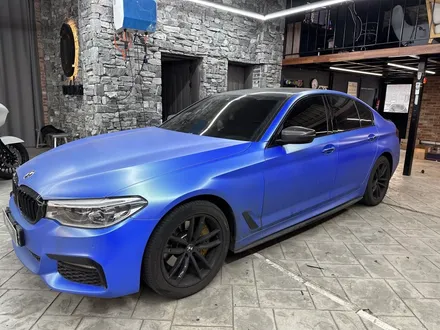 수원랩핑 BMW 5시리즈 원색으로 다시 되돌리기 랩핑제거 작업 / 경기 화성