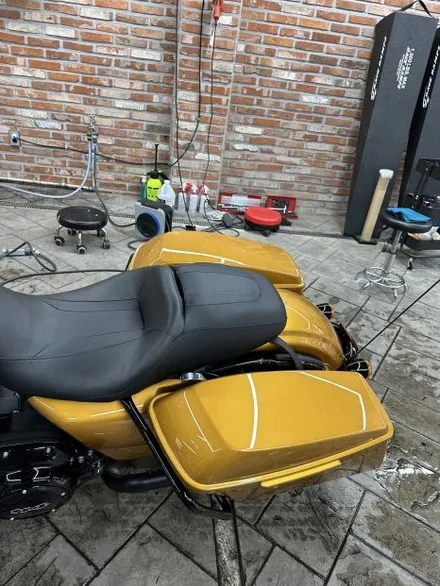 용인 할리데이비슨 스트리트글라이드 신차출고후 바로 랩핑으로 옷입히기 / 경기 화성