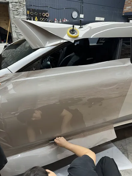 (동탄랩핑)벤츠 AMG GT43 크레용 랩핑, 이 색감 실화? / 경기 화성