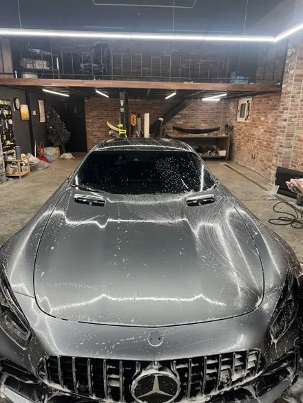 동탄 오산 랩핑 벤츠 AMG GT R 전체 PPF 시공 / 프리미엄 자동차 랩핑 라이트필름 신차 생활보호필름 잘하는곳은 101게라지! / 경기 화성
