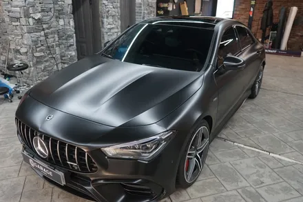 자동차랩핑 동탄 랩핑 벤츠 CLA45AMG 무광랩핑으로 더 빨라보임 / 경기 화성