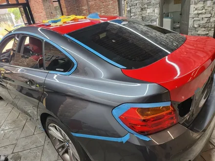 빨강에 정석 BMW 420D 카마인레드 전체랩핑(동탄, 수원) / 경기 화성