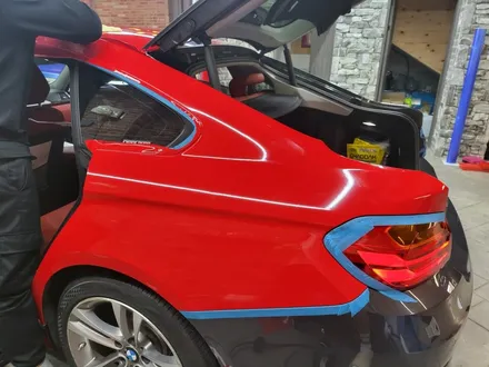 빨강에 정석 BMW 420D 카마인레드 전체랩핑(동탄, 수원) / 경기 화성