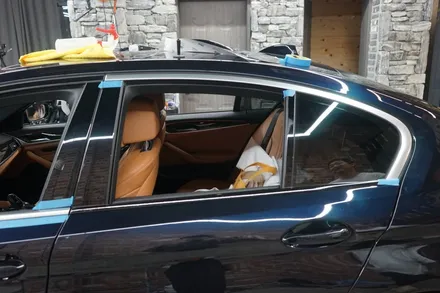 동탄 랩핑, 수원 랩핑 BMW 520i 전체 크롬 죽이기 하는 법 / 경기 화성