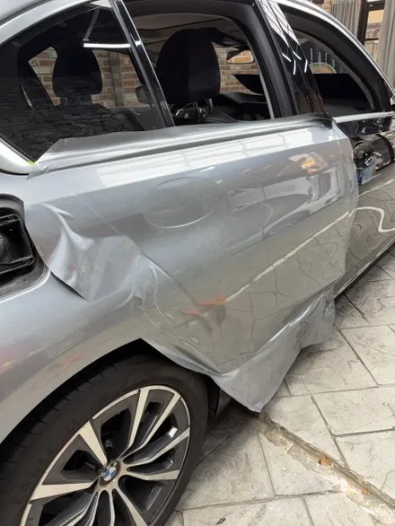 BMW 320i 순정이라고 해도 믿을 스카이스크래퍼 그레이 랩핑(동탄랩핑) / 경기 화성