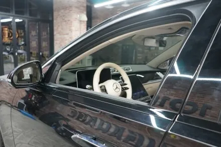벤츠 S500 전체 크롬죽이기로 올블랙 으로 바뀐 S클래스 포스 느껴보기 / 경기 화성