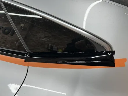 벤츠 AMG GT43 은색에서 고광택필름 화이트로 랩핑하기 용인랩핑 수원랩핑 크롬죽이기와 블랙PPF시공 / 경기 화성