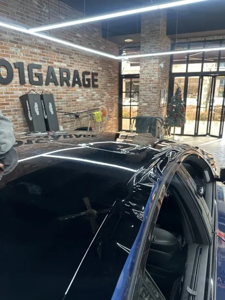 동탄랩핑 BMW M550I 블랙포스 등장 고광택블랙으로 랩핑하기 / 경기 화성
