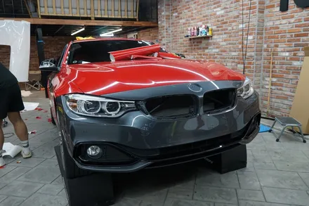 빨강에 정석 BMW 420D 카마인레드 전체랩핑(동탄, 수원) / 경기 화성