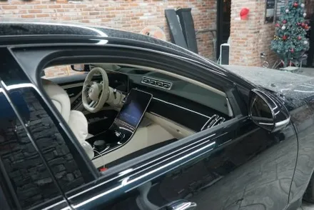 벤츠 S500 전체 크롬죽이기로 올블랙 으로 바뀐 S클래스 포스 느껴보기 / 경기 화성