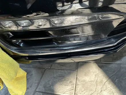 화성 랩핑, 사틴 화이트인데 파란빛이 돕니다! 그래서 사틴 화이트투 블루! EQ900 차량에 역동적인 분위기를 실현. / 경기 화성