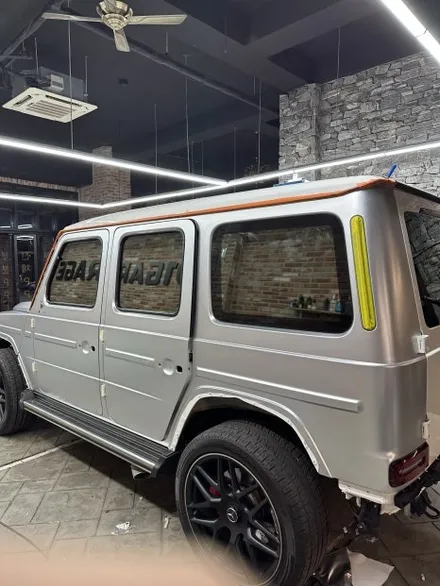 수원랩핑 벤츠 지바겐 전체랩핑시공/ 사틴메탈릭실버 최고 퀄리티로 보여드립니다 / 경기 화성