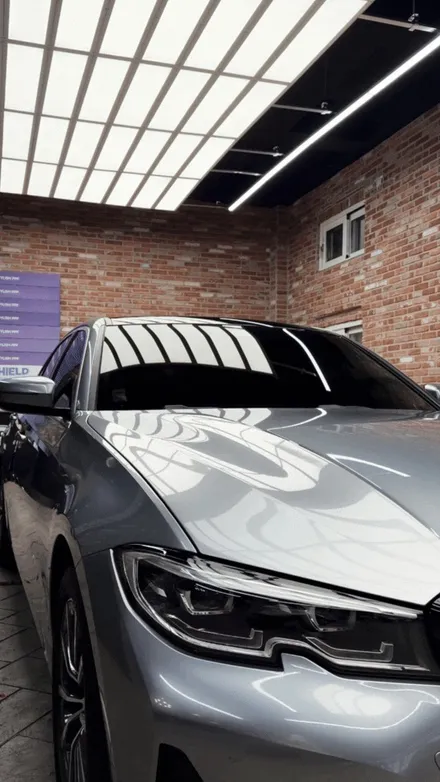 BMW 320i 순정이라고 해도 믿을 스카이스크래퍼 그레이 랩핑(동탄랩핑) / 경기 화성