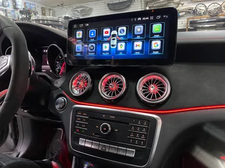 벤츠 CLA45AMG 엠비언크 무드등, 안드로이드 올인원 장착☆송탄LED 평택LED 오산LED 차사랑☆ / 평택