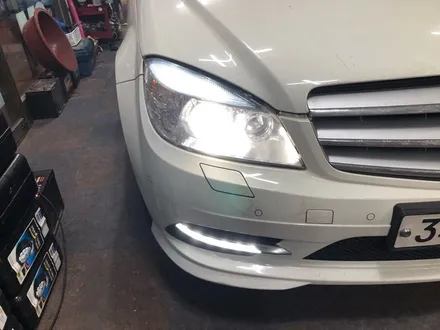 벤츠c200 w204 전조등HID, 안개등 DRL,실내등LED, 아이머큐리 네비변경, 테일램프교체☆송탄LED 평택LED 오산LED 차사랑☆ / 평택 서정동