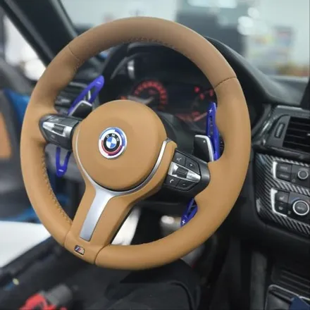핸들 119 경산 BMW 428i 컨버터블 핸들 컬러 커스텀 / 경북 칠곡, 구미