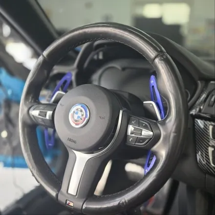 핸들 119 경산 BMW 428i 컨버터블 핸들 컬러 커스텀 / 경북 칠곡, 구미