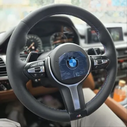 구미 핸들 119 대구 BMW X6 핸들 가죽 교체 삼색 스티치 / 경북 칠곡, 구미