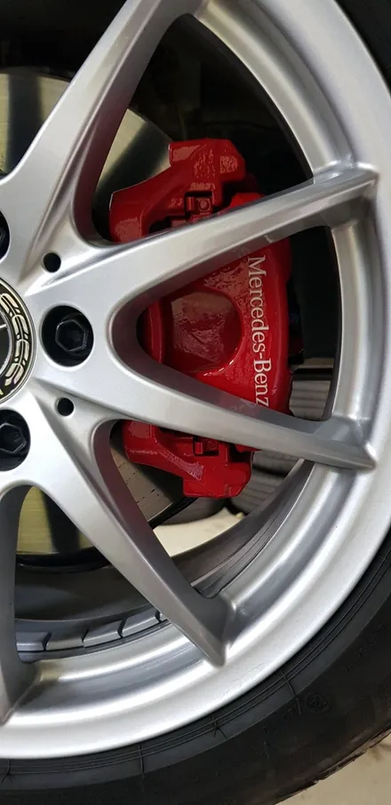 평택 비전동 벤츠 B클래스 레드 우레탄 도색. 맥스휠 / 안성, 평택, 오산