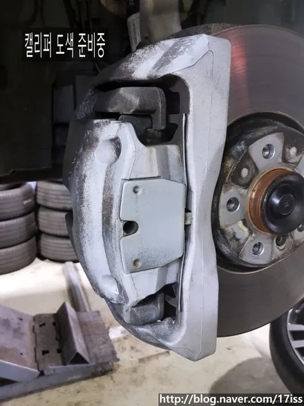 BMW X5 평택 비전동에서 캘리퍼 우레탄도색 / 안성, 평택, 오산