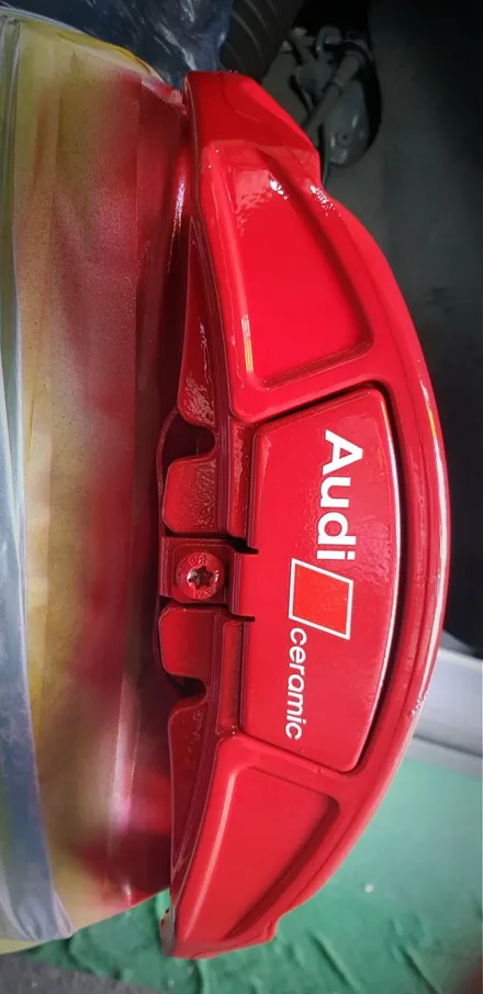 아우디 a7 캘리퍼도색 audi ceramic 우레탄 캘리퍼 도색. / 안성, 평택, 오산