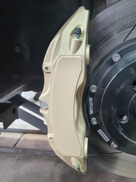 BMW g30 5시리즈 골드색상 캘리퍼도색 우레탄도색 / 안성, 평택, 오산