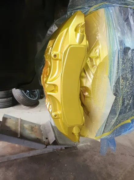 BMW g30 5시리즈 골드색상 캘리퍼도색 우레탄도색 / 안성, 평택, 오산
