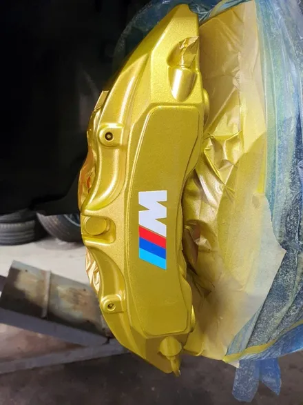 BMW g30 5시리즈 골드색상 캘리퍼도색 우레탄도색 / 안성, 평택, 오산