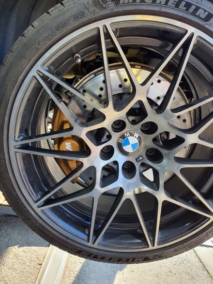 BMW M4차량 캘리퍼 우레탄도색 로즈골드 색상 / 안성, 평택, 오산