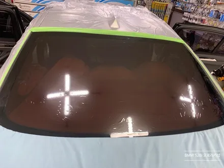 BMW 528i 레인보우 i90 전면, 후면 뒷유리 썬팅(틴팅) 재시공 후기★ 성북구에서 석관동 오로라카샵으로★