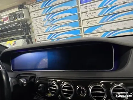 동대문구 수입차 안드로이드 올인원 전문점 W222 벤츠 S500 12.3인치 장착 후기